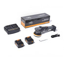 ShineMate EB351-5/15 15mm Cordless Random Orbital Polisher w/ 2 Batteries & Charger