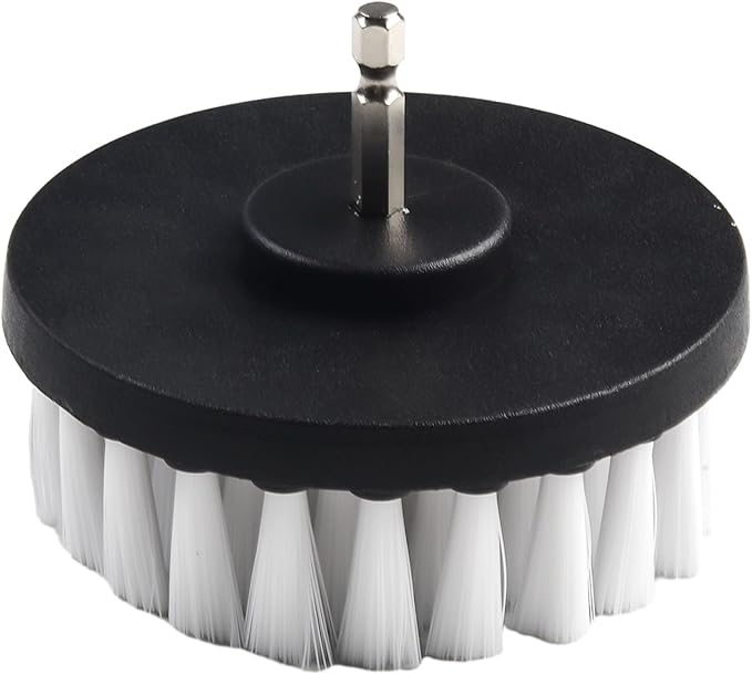 4" White Drill Brush