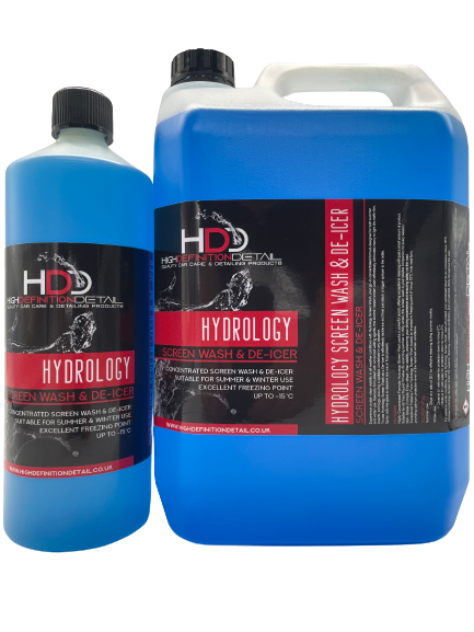 High Definition Detail Hydrology Screen Wash & De-icer