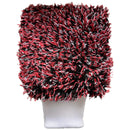Microfibre Thick Plush Double Sided Wash Mitt (Black/Red)
