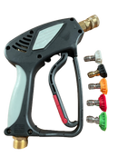 Kranzle M22 Quick Release DELUXE Short Trigger NON-SWIVEL Gun with Quick Release Nozzles