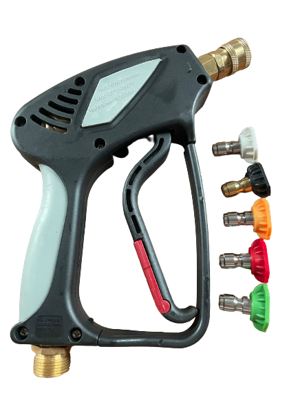 Kranzle M22 Quick Release DELUXE Short Trigger NON-SWIVEL Gun with Quick Release Nozzles