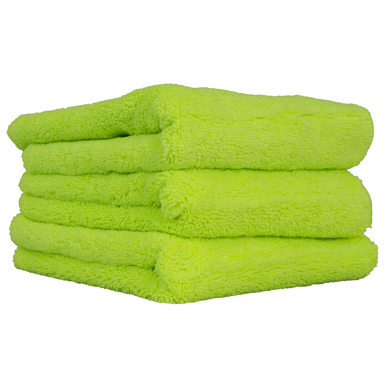 Chemical Guys El Gordo Extra Thick Professional Mirofibre Towel Green (16.5" x 16.5") 3 Pack