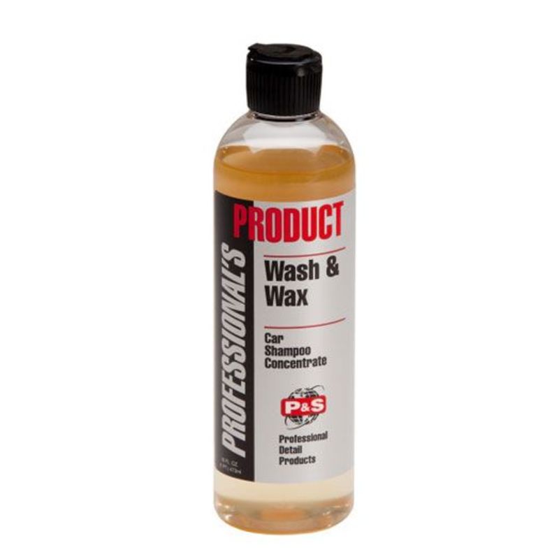 P&S Wash & Wax Shampoo 16oz 473ml