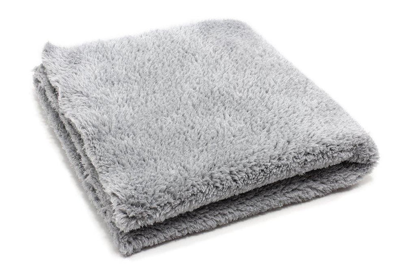 16" x 16" Super Plush 470gsm Grey Microfibre Edgeless Korean Car Detailing Cloth