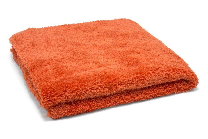 16" x 16" Super Plush 470gsm Orange Microfibre Edgeless Korean Car Detailing Cloth