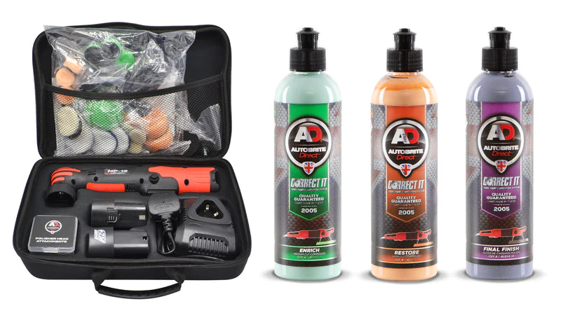 Autobrite Direct MP12 Cordless Micro Hybrid Polishing Kit (Restore, Enrich & Finish)