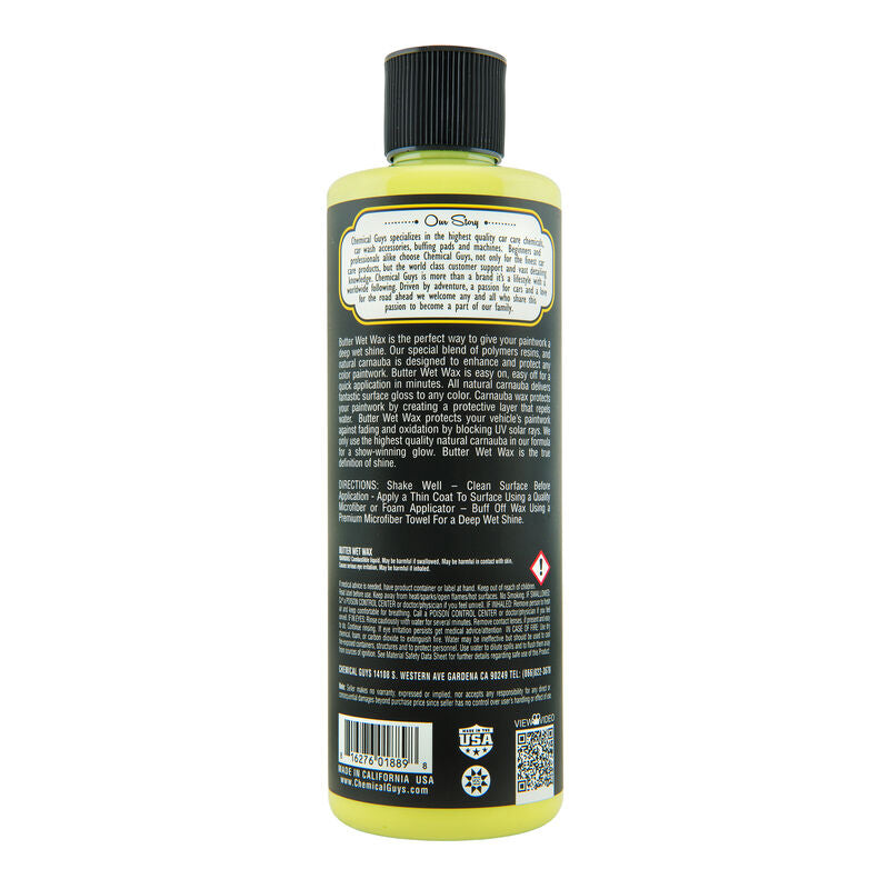 Chemical Guys Butter Wet Wax Warm & Deep Carnauba Shine 473ml