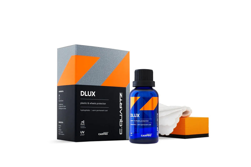 CarPro CQUARTZ DLUX Plastic, Rubber, and Alloy Coating Kit 30ml