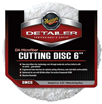 Meguiars DA Microfibre Cutting Pads 6" (2 Pack)