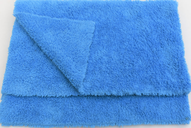 Edgeless Ocean Blue 60x40CM 44GSM Coral Fleece Microfibre Cloth