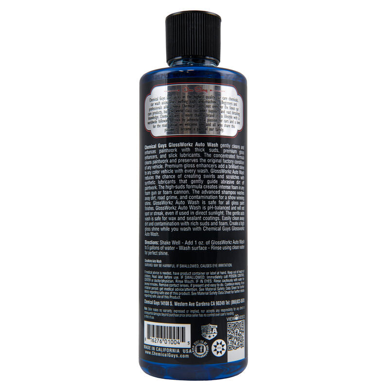 Chemical Guys Glossworkz Intense Gloss Booster & Paintwork Cleanser Shampoo 473ml