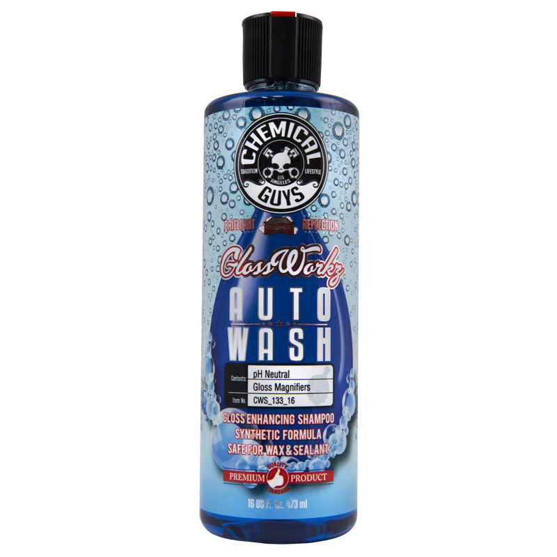 Chemical Guys Glossworkz Intense Gloss Booster & Paintwork Cleanser Shampoo 473ml