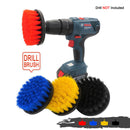 High Definition Detail - 4 Pack Drill Brush Set (Mixed Grades)