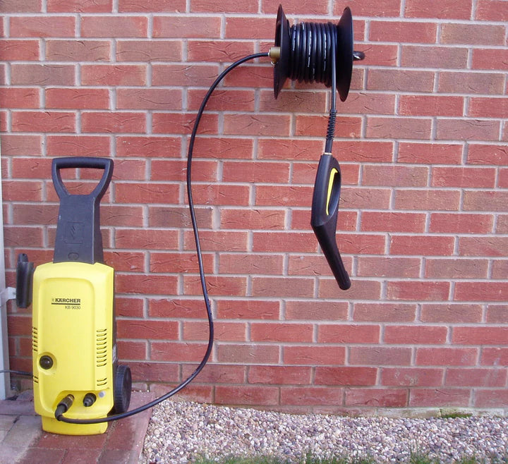 20m Manual Hose Reel complete with hose For Karcher 'K' Series Pressure Washers (Quick Fit Connectors)
