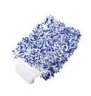 Korea Plush Blue (Extra Thick Double Sided Wash Mitt)