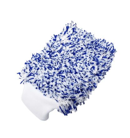 Korea Plush Blue (Extra Thick Double Sided Wash Mitt)