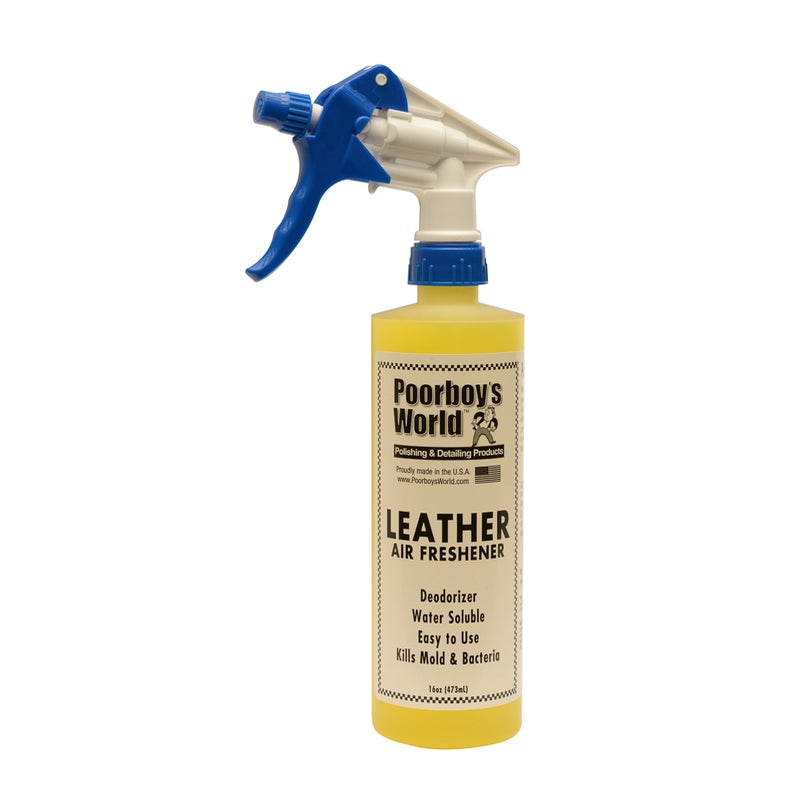 Poorboy's World Air Freshener Leather - 16oz 473ml
