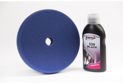 Scholl Concepts S20 Black Starter Kit (S20 Compound & Navy Blue Spider Pad)