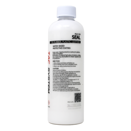 TAC Systems Seal - Water Based Plastic, Rubber, Leather and Tyre Dressing