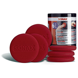 Sonax Super Soft Wax Applicator Pads (Pack of 6)