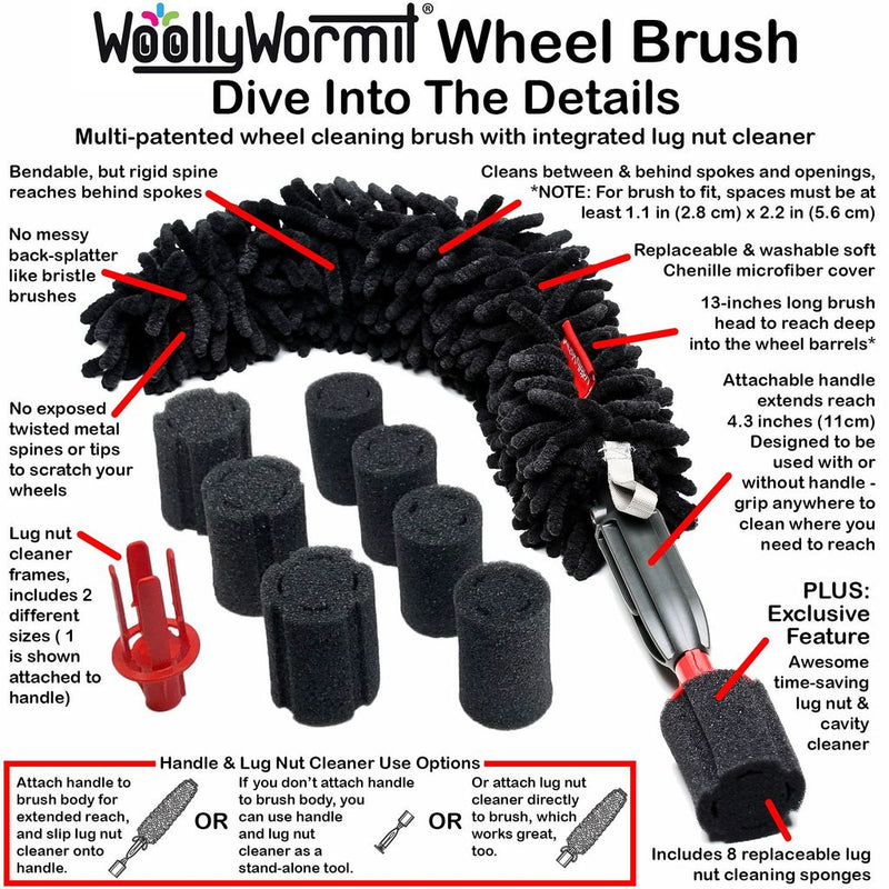 The WoollyWormit (Wheel Brush)