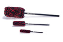 Wheel Woolies - Red & Black Wheel Cleaning Brushes Kit (A-Kit) 3 Piece