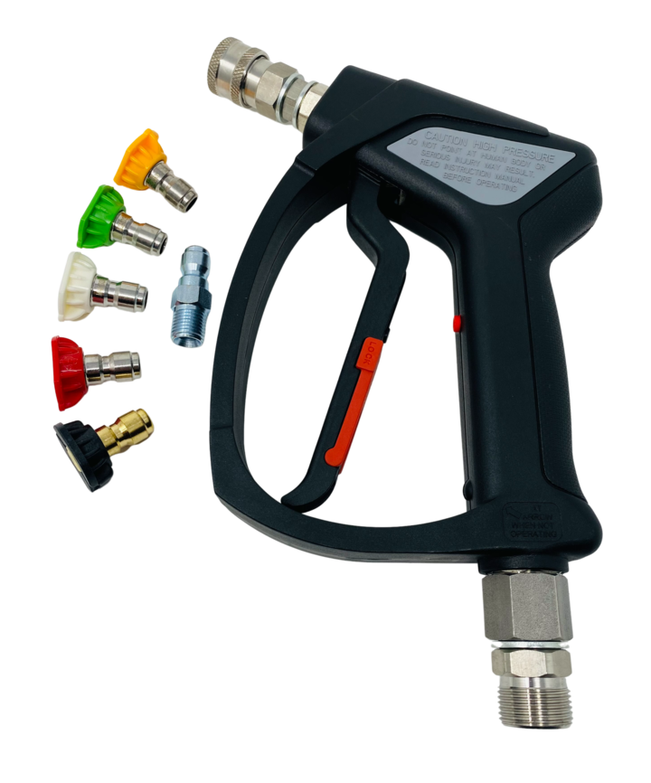 MTM Hydro SGS35 Stainless Steel Swivel Trigger Gun with Quick Release Nozzle Kit