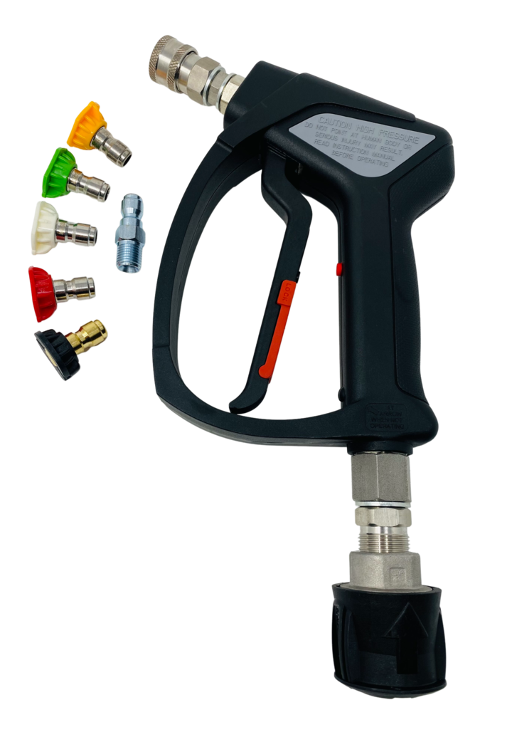 MTM Hydro SGS35 Stainless Steel Swivel Trigger Gun with Quick Release Nozzle Kit