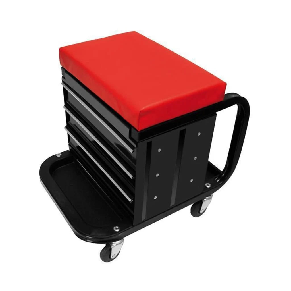Pro-Plus Mobile Workshop Roller Seat with Storage