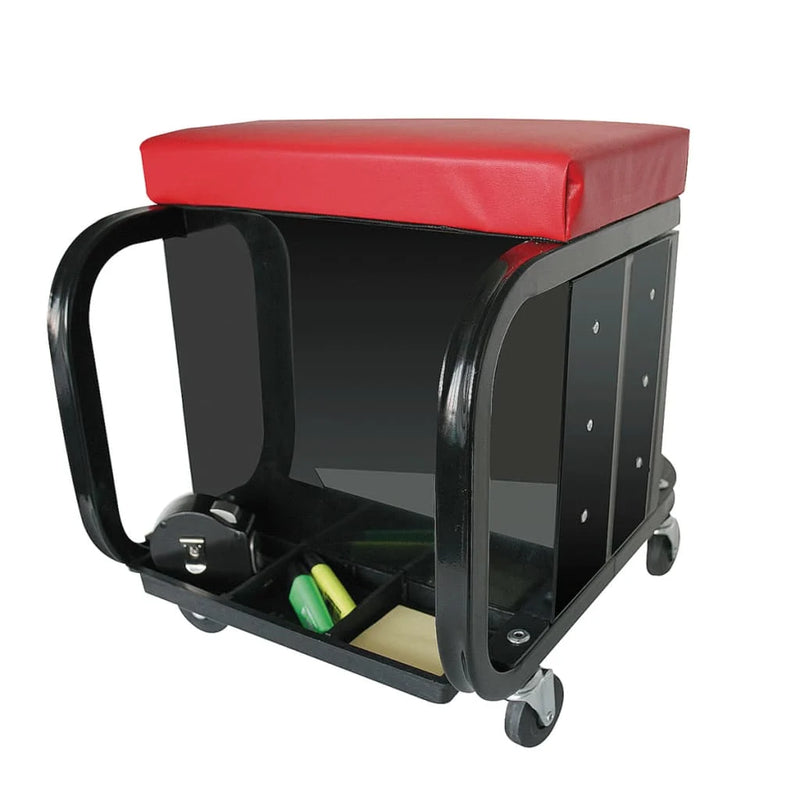 Pro-Plus Mobile Workshop Roller Seat with Storage