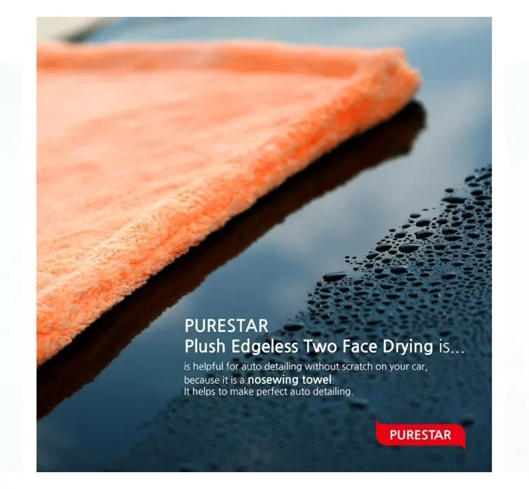Purestar Supreme Plush Drying Towel – 80x50cm - Orange